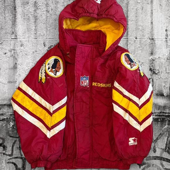 Vintage 90s Washington Redskins Starter NFL Pro Line Kids Jacket – Small - Picture 1 of 8